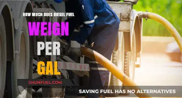 The Weight of Diesel: How Much Does a Gallon Weigh?