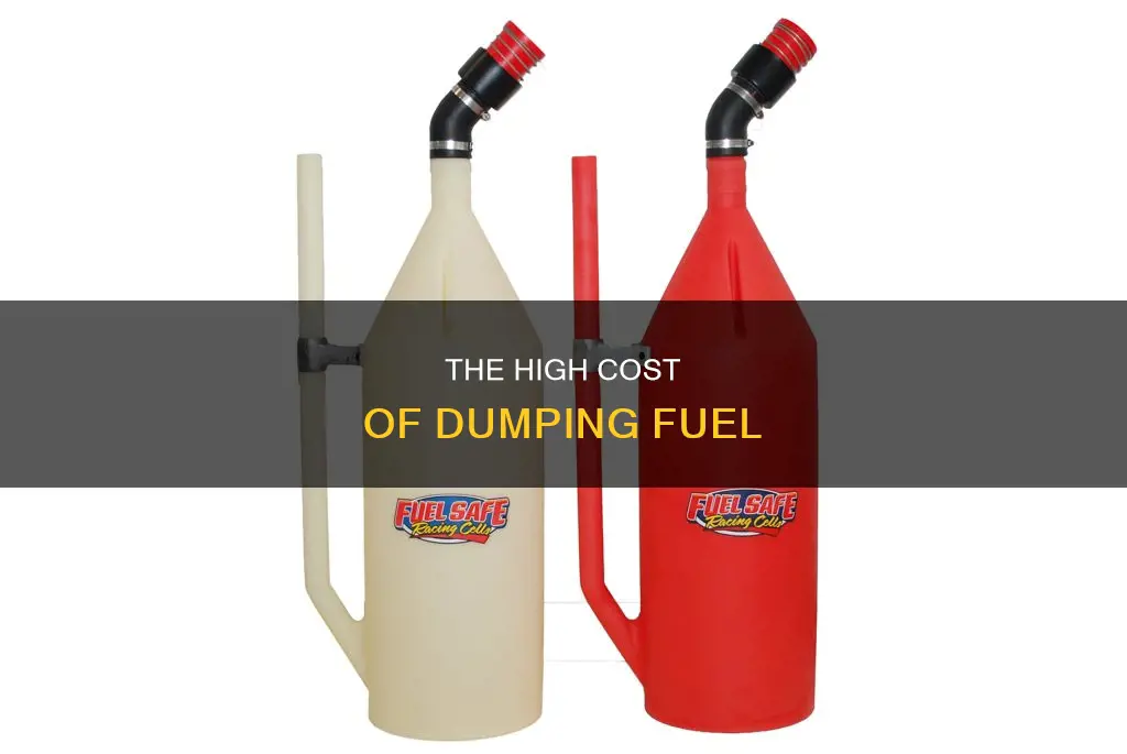 how much does dumping fuel cost