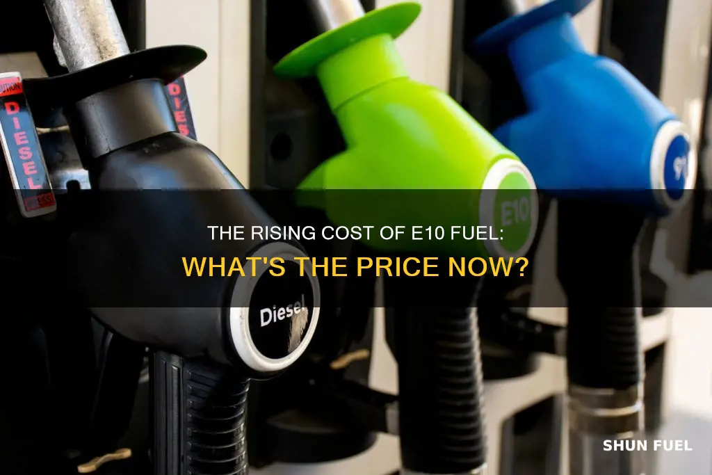 how much does e10 fuel cost