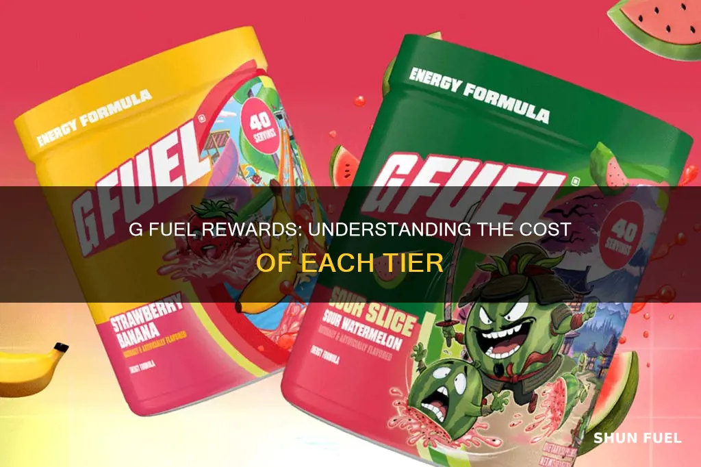 how much does each g fuel reward cost