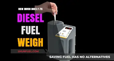 Diesel Fuel Weight: Understanding F-76 Diesel Fuel's Weight