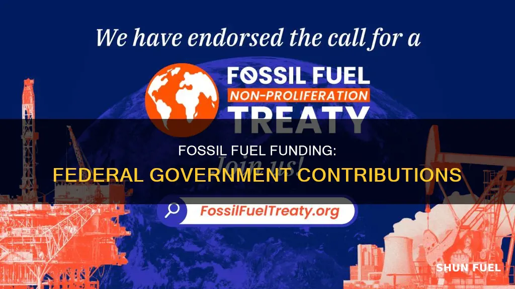 how much does federal government contribute to fossil fuel industries