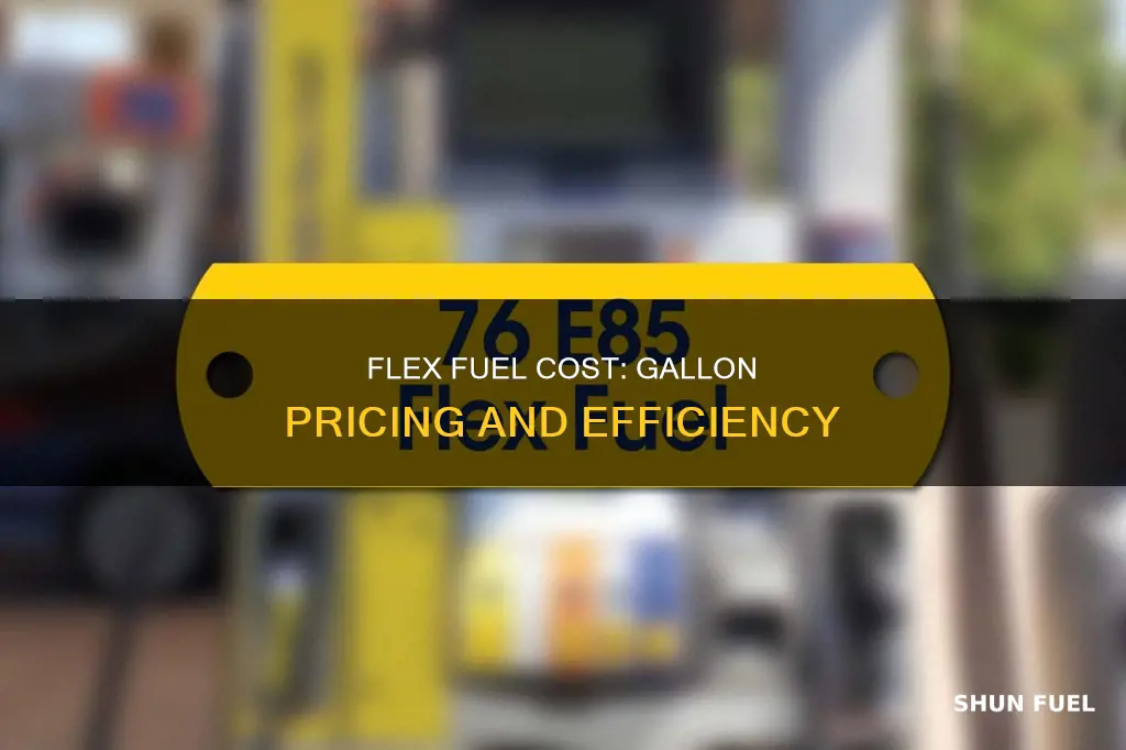 how much does flex fuel cost per gallon