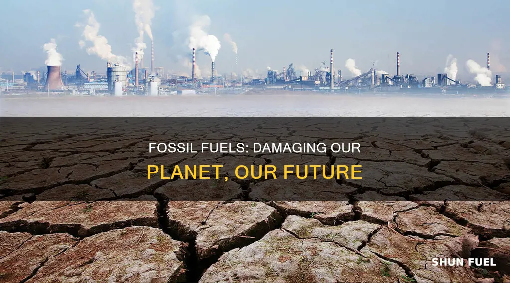 how much does fossil fuels affect the environment negativly