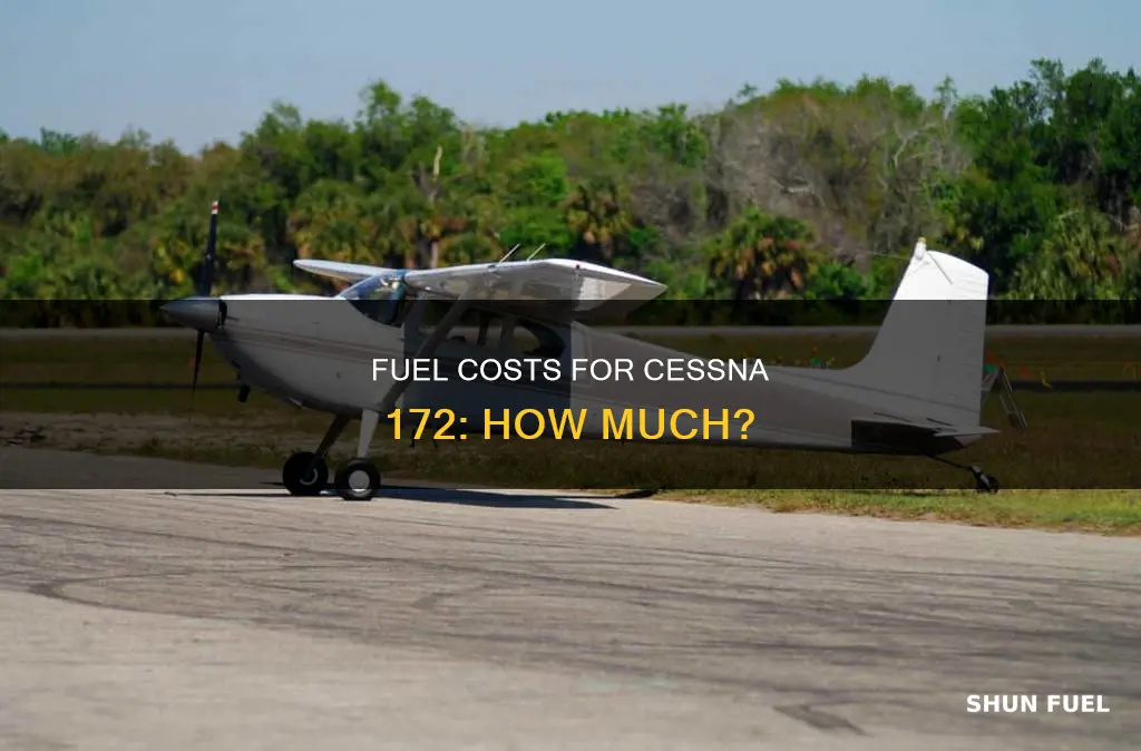 how much does fuel cost for a cessna 172