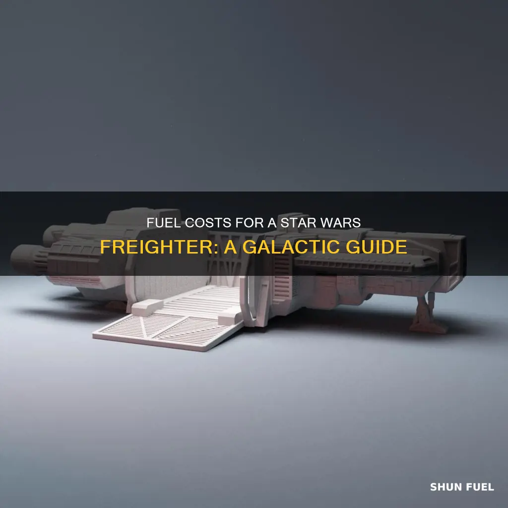 how much does fuel cost for a frighter starwars