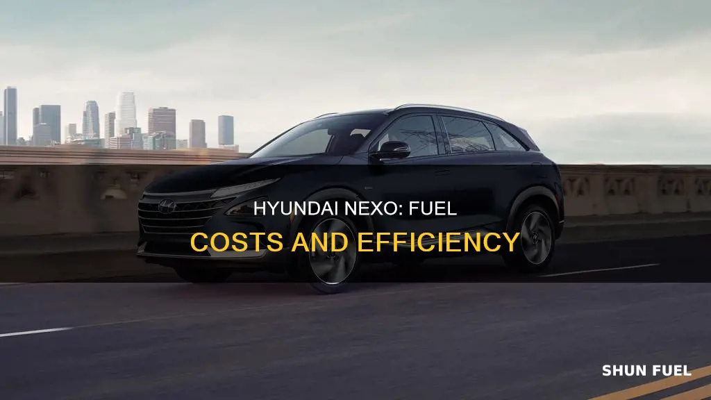 how much does fuel cost for a hyundai nexo