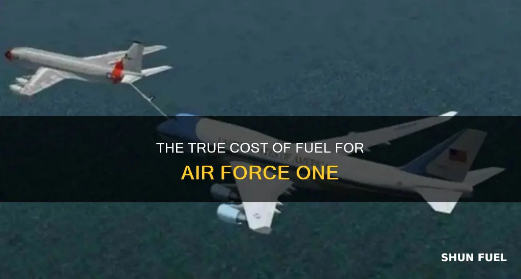 how much does fuel cost for air force one
