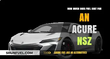 Fuel Costs for an Acura NSX: How Much?