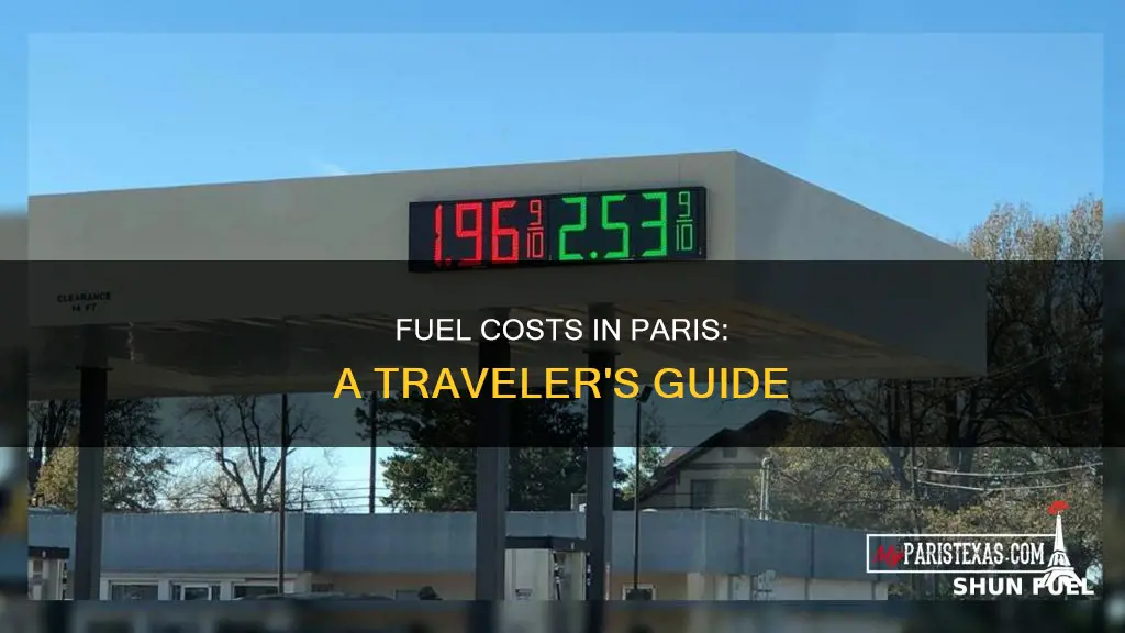 how much does fuel cost in paris