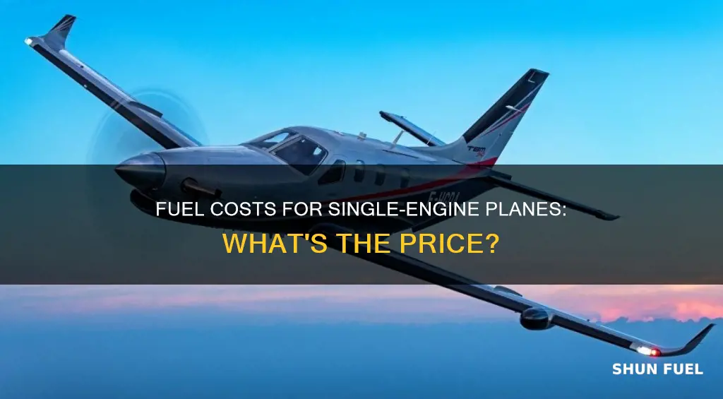 how much does fuel cost on a single engine plane