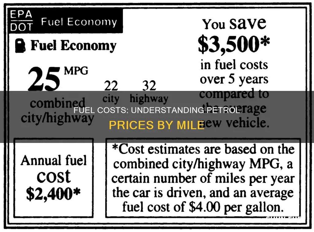 how much does fuel cost per mile petrol