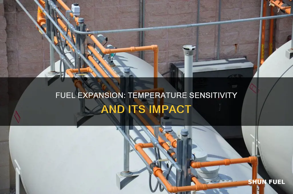 how much does fuel expand with temperature