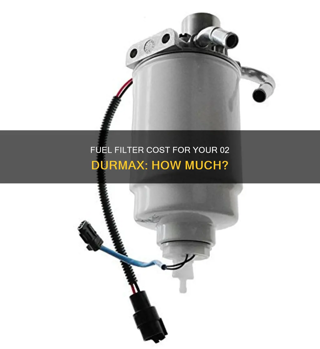 how much does fuel filter cost for 02 durmax