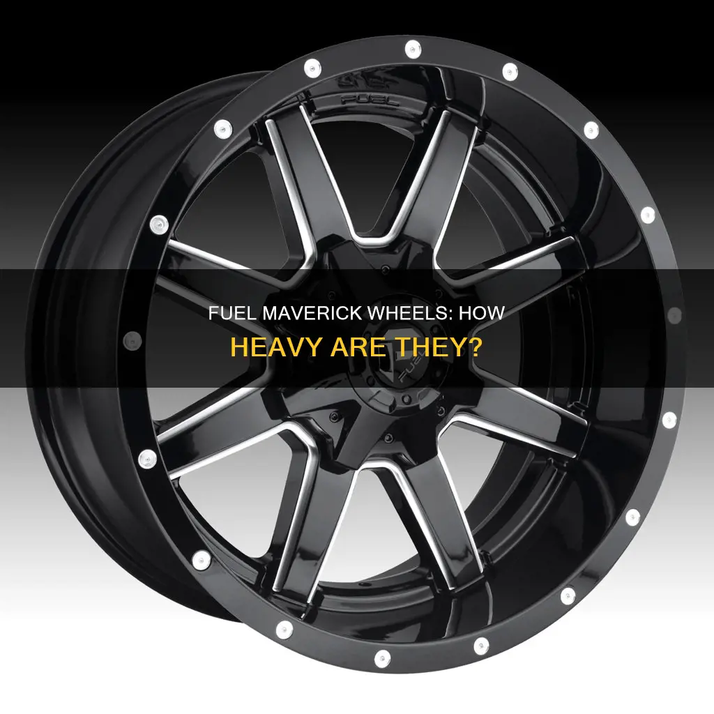how much does fuel maverick 17x9 wheel weight