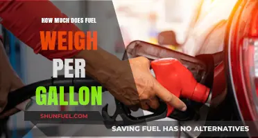 The Weight of Fuel: Gallons and Pounds
