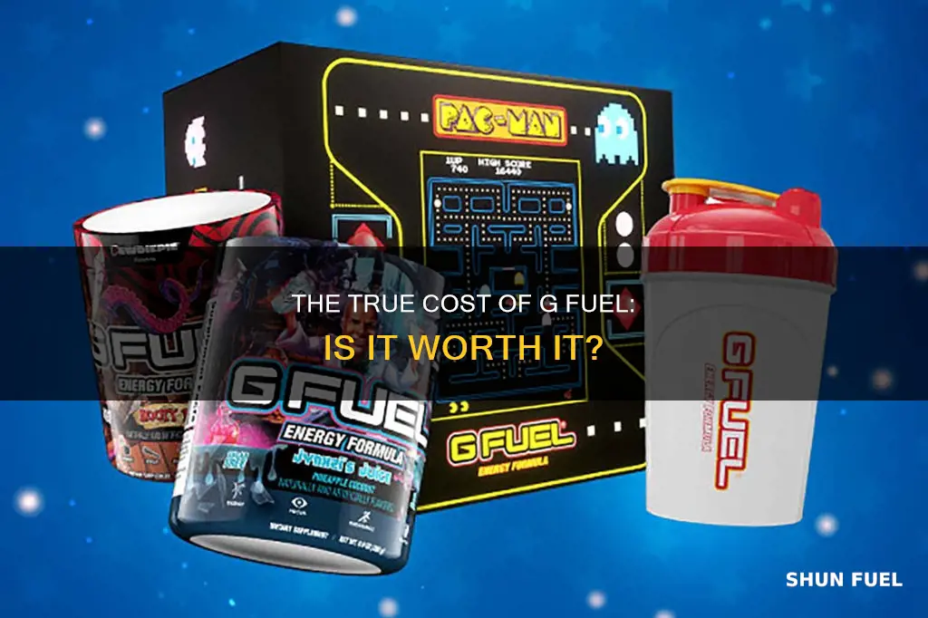 how much does g fuel cosst