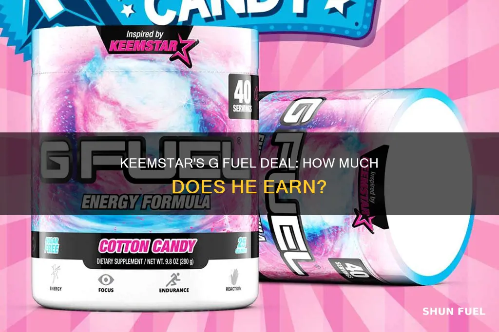 how much does g fuel pay keemstar
