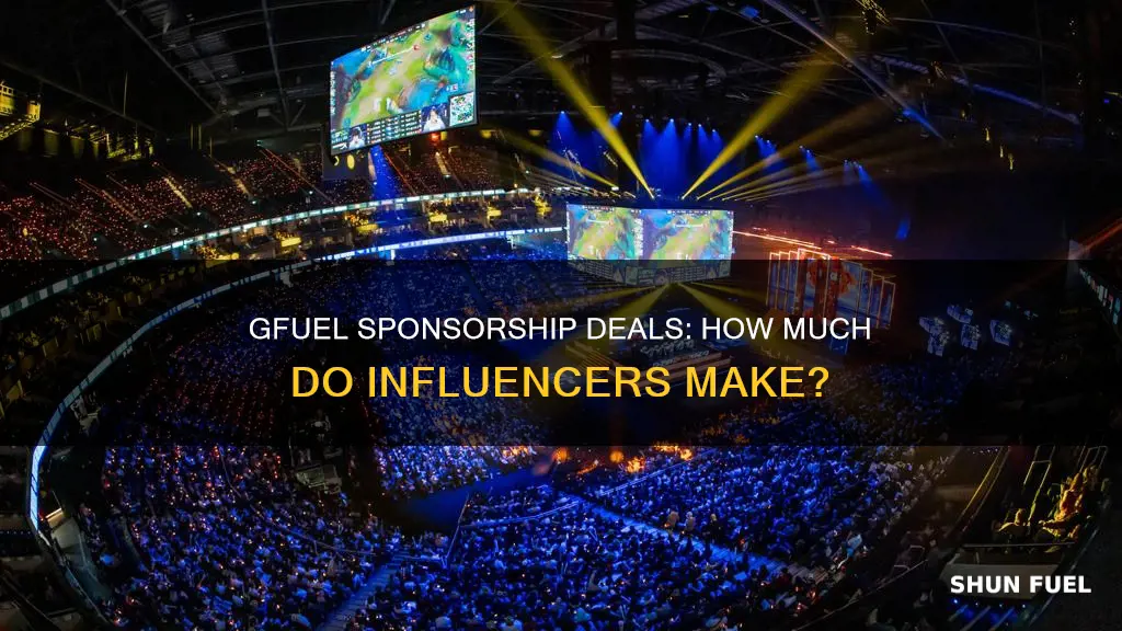 how much does g fuel pay sponsors