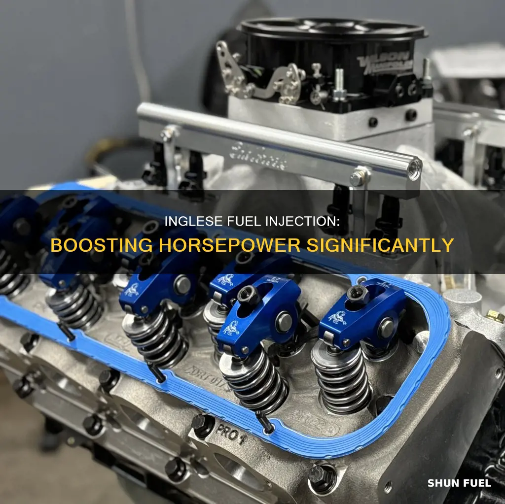 how much does inglese fuel injection increase horsepower