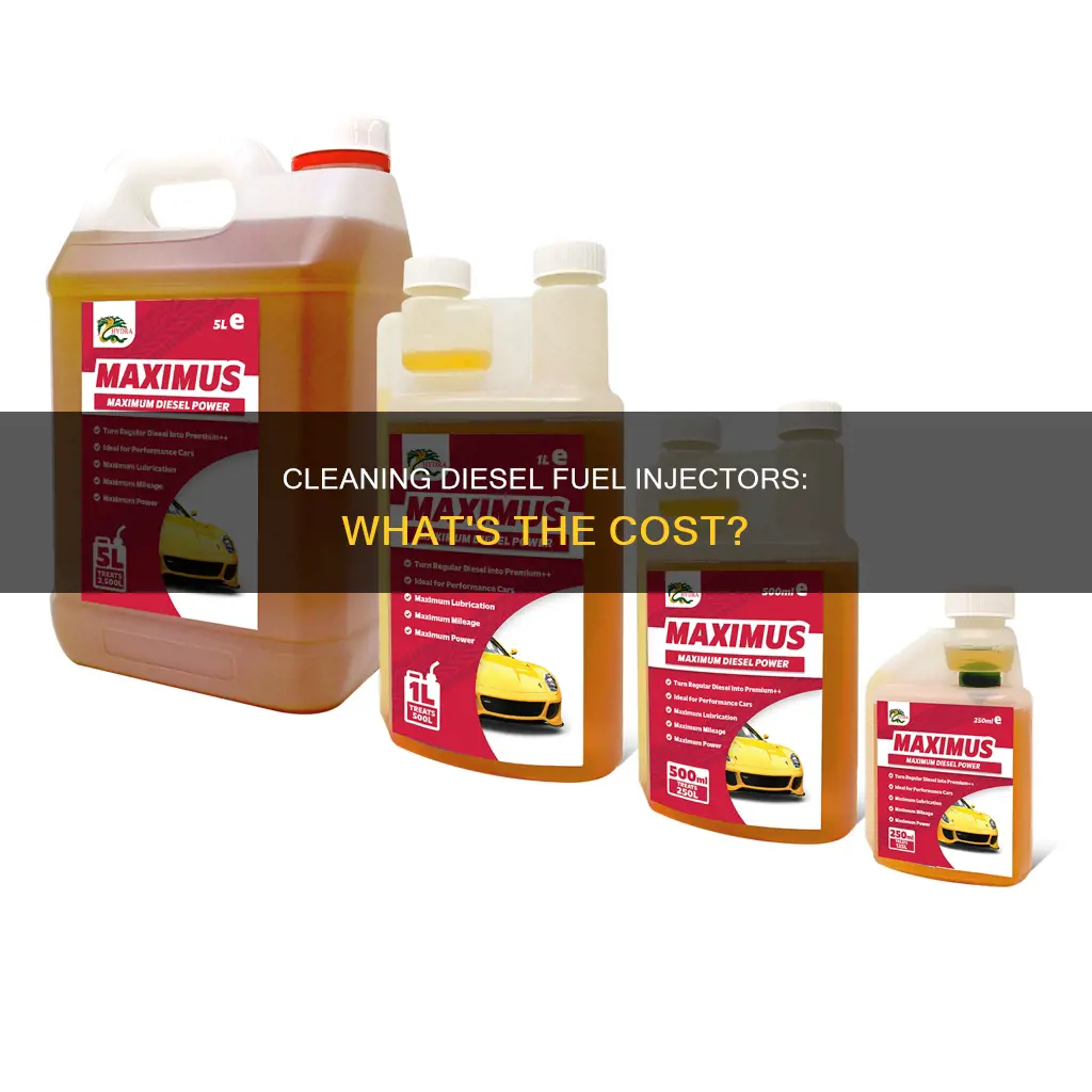 how much does it cost to clean diesel fuel injectors