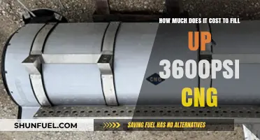 Calculating the Cost: Filling Up a 3600psi CNG Tank