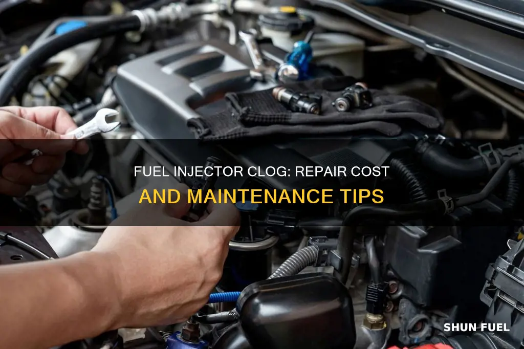 how much does it cost to fix clogged fuel injectors