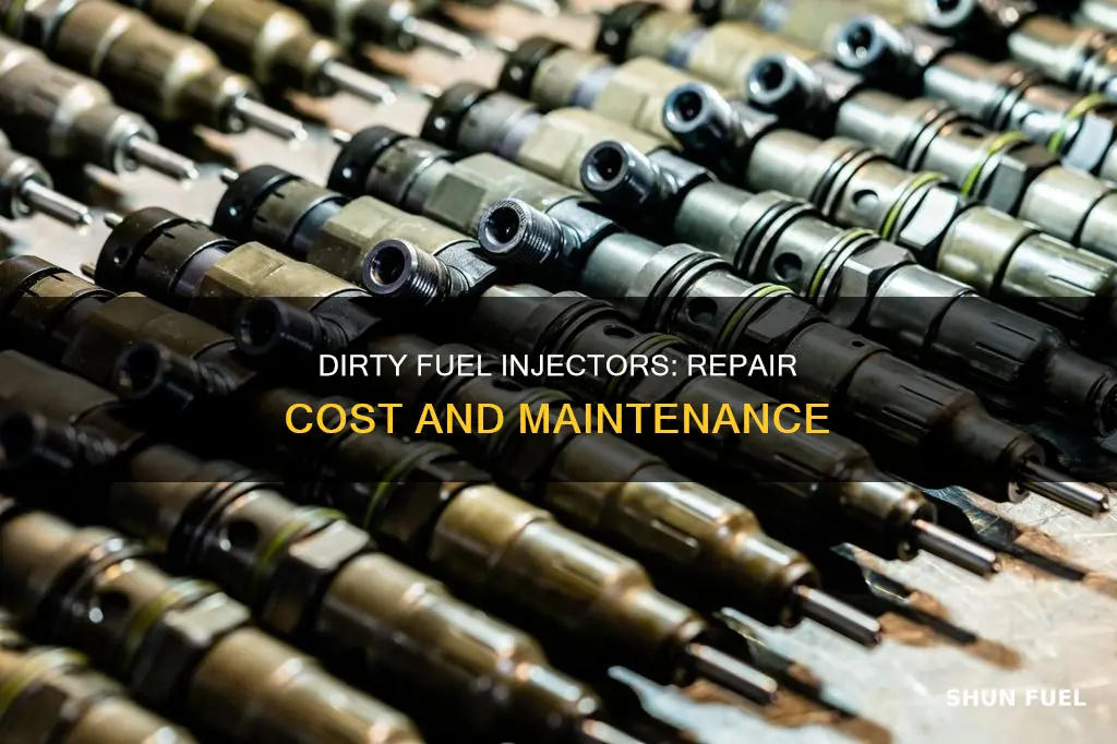 how much does it cost to fix dirty fuel injectors
