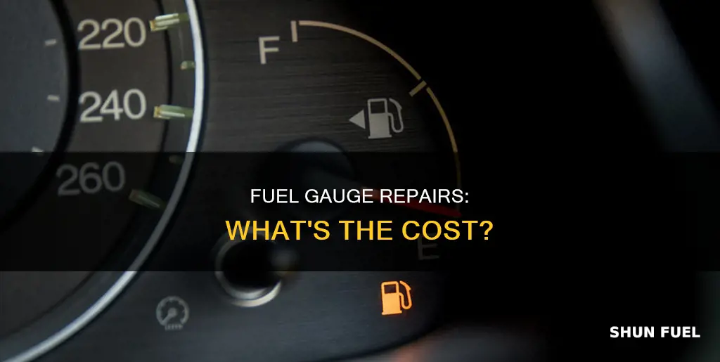 how much does it cost to fix fuel gauge