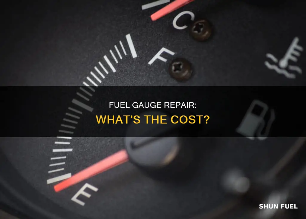 how much does it cost to fix stuck fuel indicator