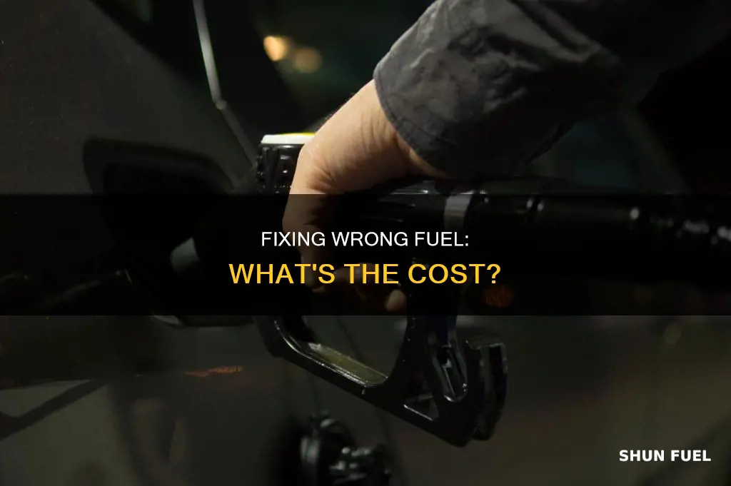 how much does it cost to fix wrong fuel