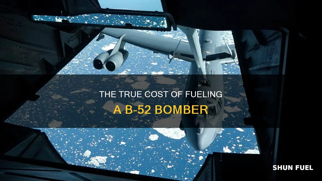 how much does it cost to fuel a b52