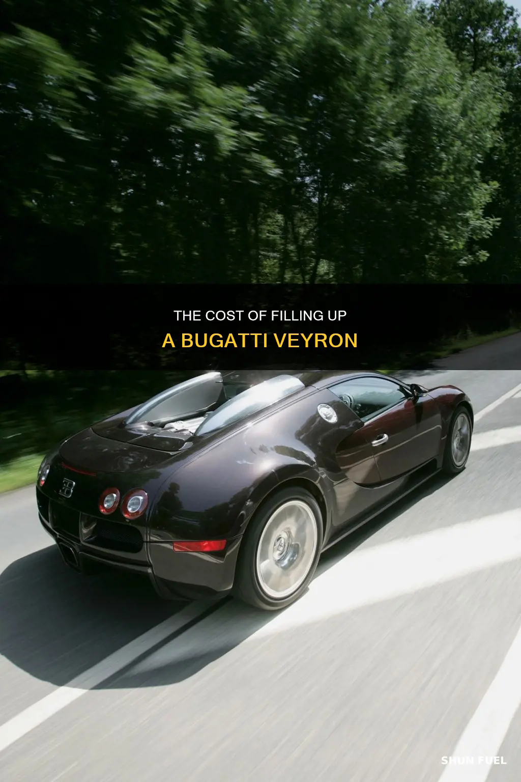 how much does it cost to fuel a bugatti veyron