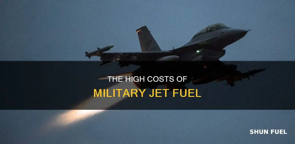 how much does it cost to fuel a military jet