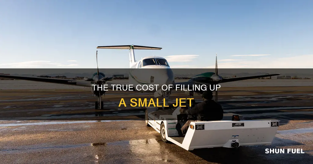 how much does it cost to fuel a small jet
