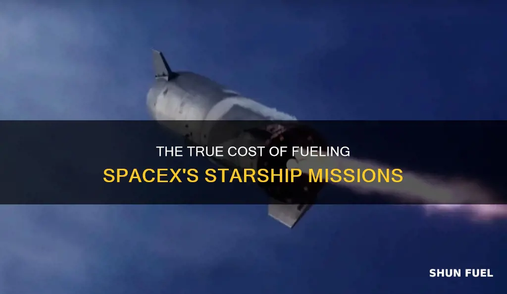 how much does it cost to fuel starship