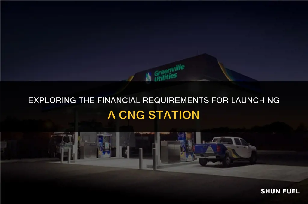how much does it cost to open a cng station