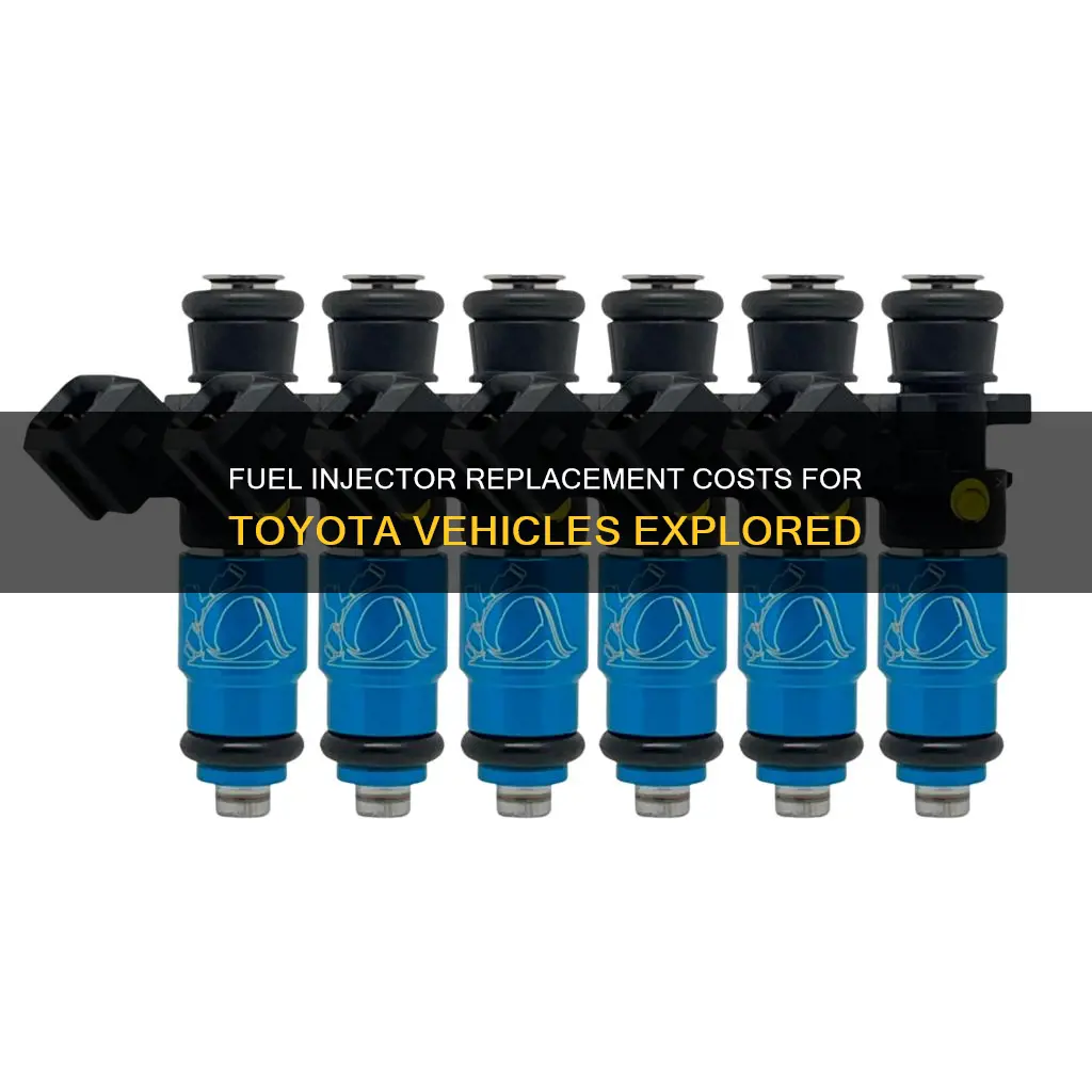 how much does it cost to replace fuel injectors toyota