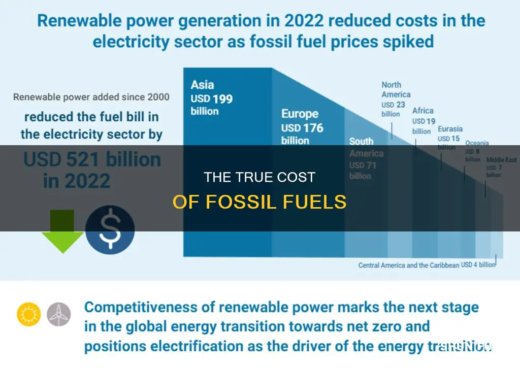 how much does it cost to use fossil fuels