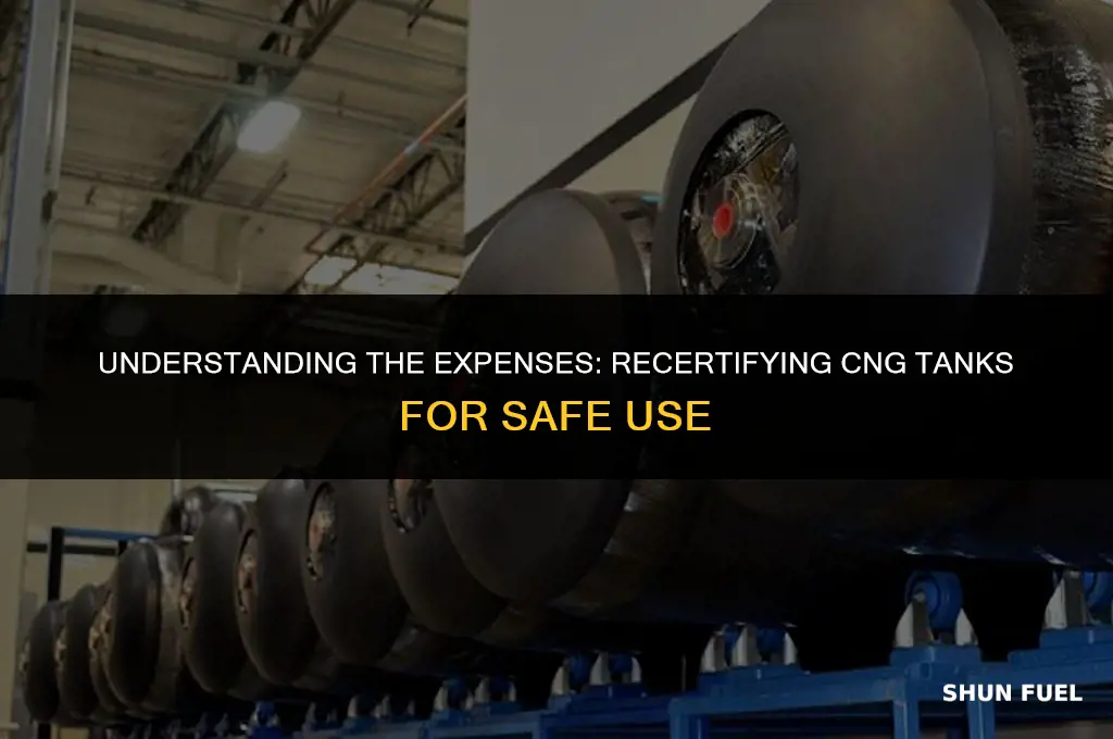 how much does itcost to recertify cng tanks