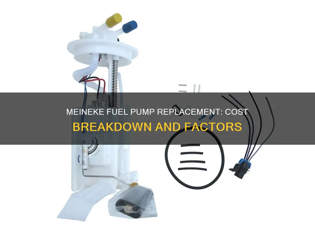 how much does meineke charge for fuel pump replacement