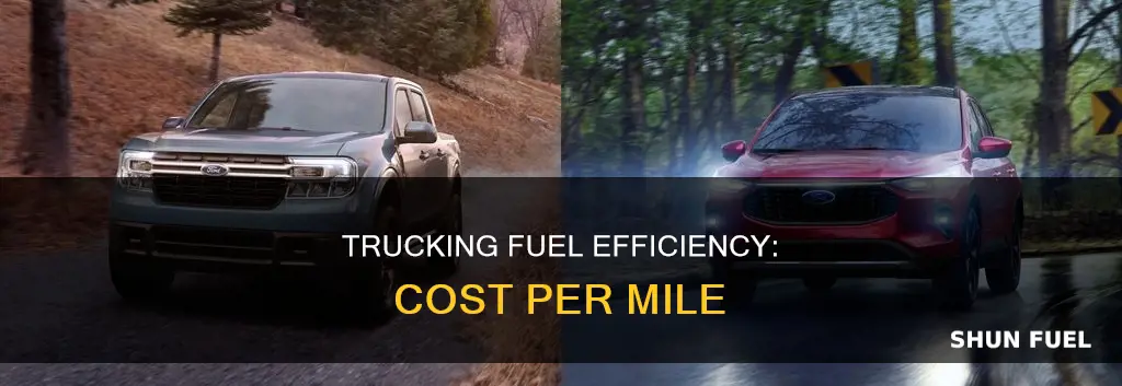 how much does my truck spend fuel per mile