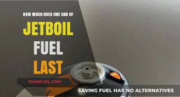 Jetboil Fuel Efficiency: How Long Does One Can Last?