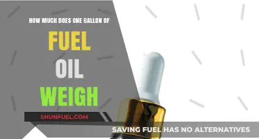 The Weight of Fuel Oil: Gallon to Pound