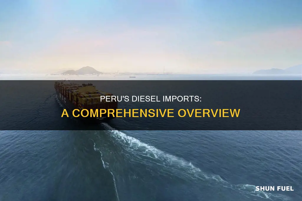 how much does peru import diesel fuel