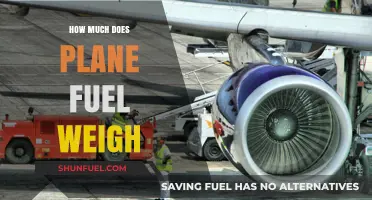 The Weight of Plane Fuel: How Much?