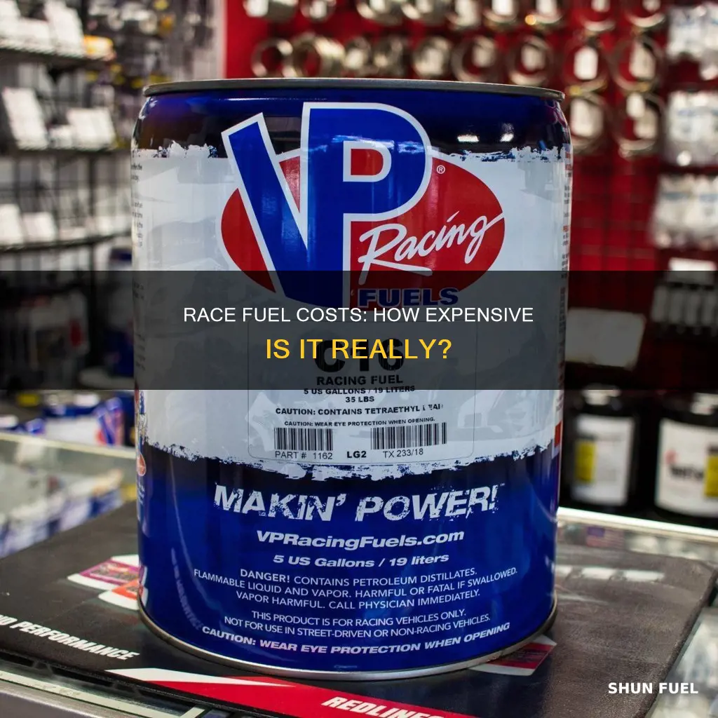 how much does race fuel cost