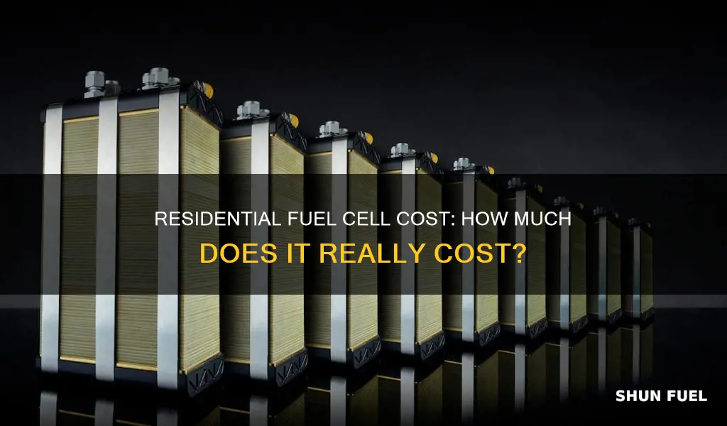 how much does residential fuel cell cost