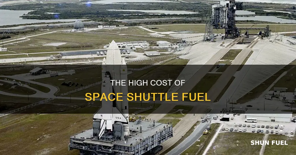 how much does space shuttle fuel cost