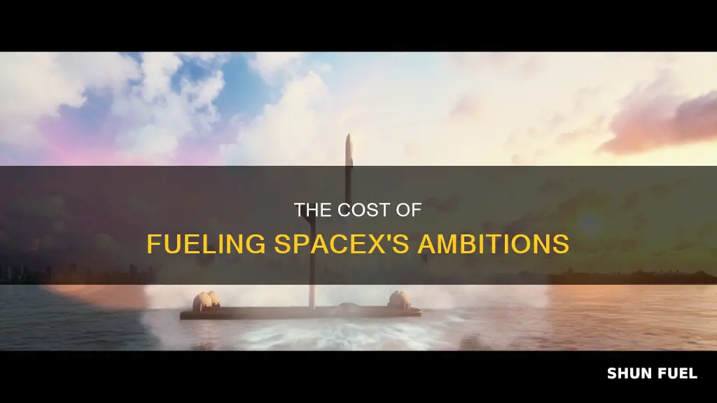 how much does spacex pay for fuel